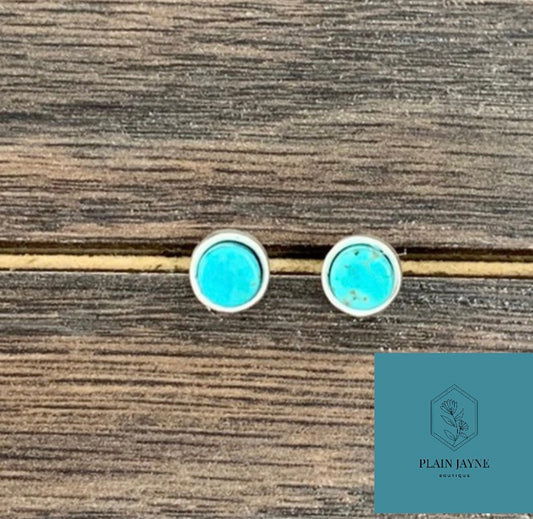Turquoise Stud Earrings